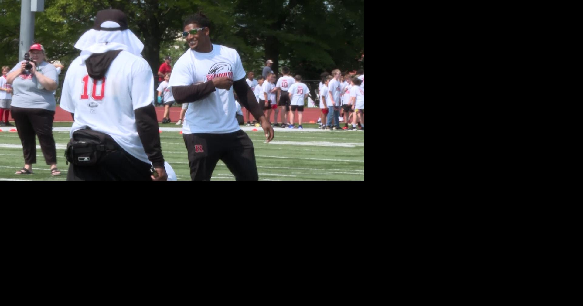 Isiah Pacheco hosts football camp at Rock Bridge High School
