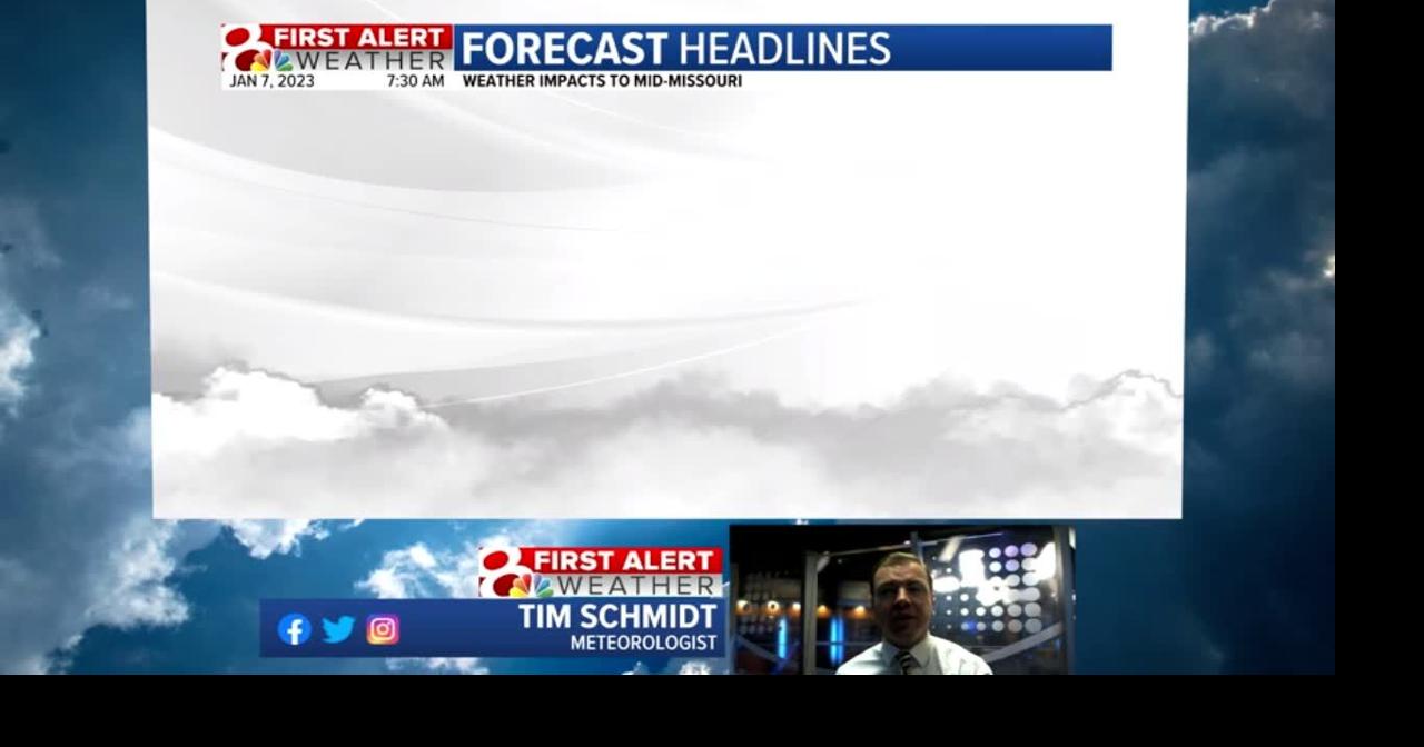 A rain and snow mix will develop later today Weather