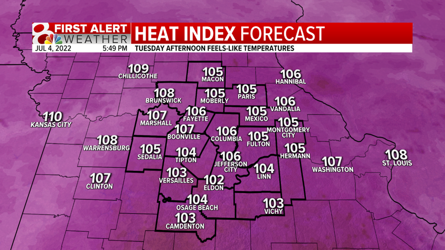 Forecast: High temperatures in the middle to upper 90s this week ...
