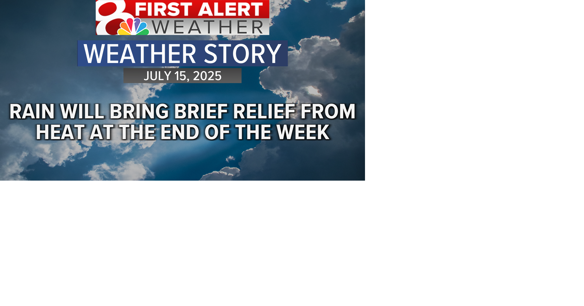 Forecast: Hot and humid with spotty showers for the rest of the week ...