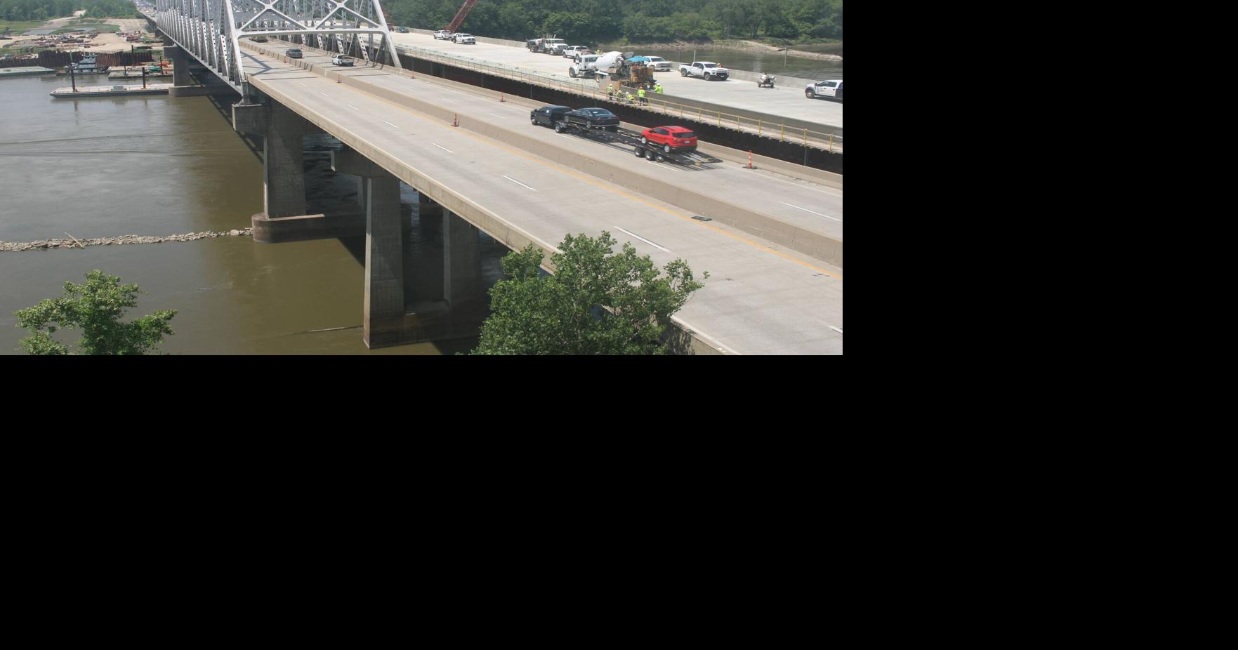 Westbound I70 traffic to move to new Rocheport Bridge Friday Mid