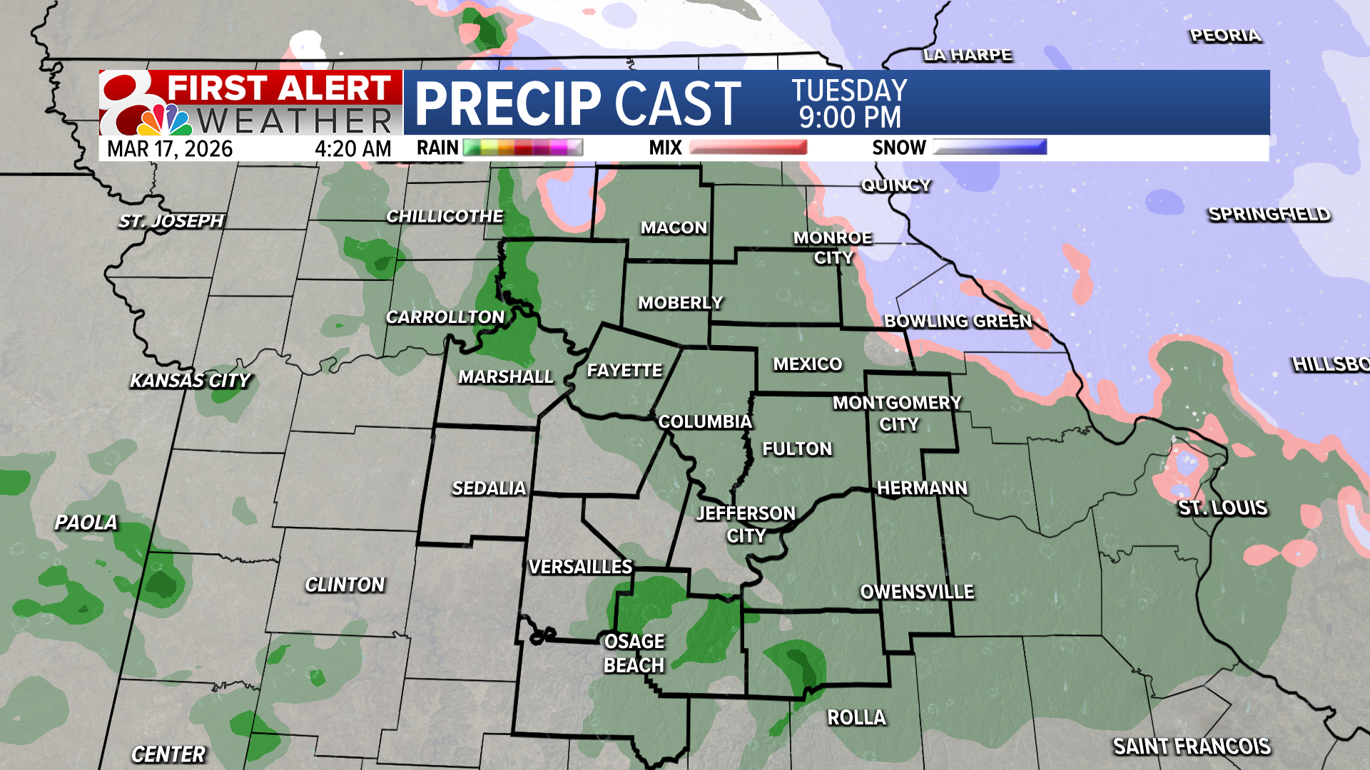 Forecast: Another cold day, warmer temperatures coming | Weather | komu.com