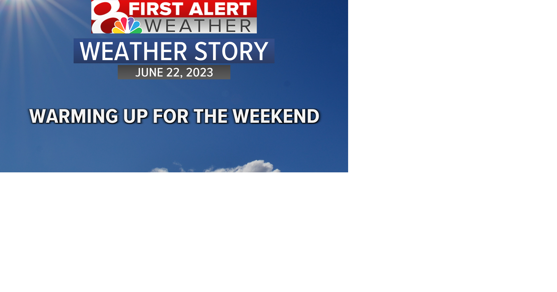 Forecast: Warming Up for the Weekend | Weather | komu.com