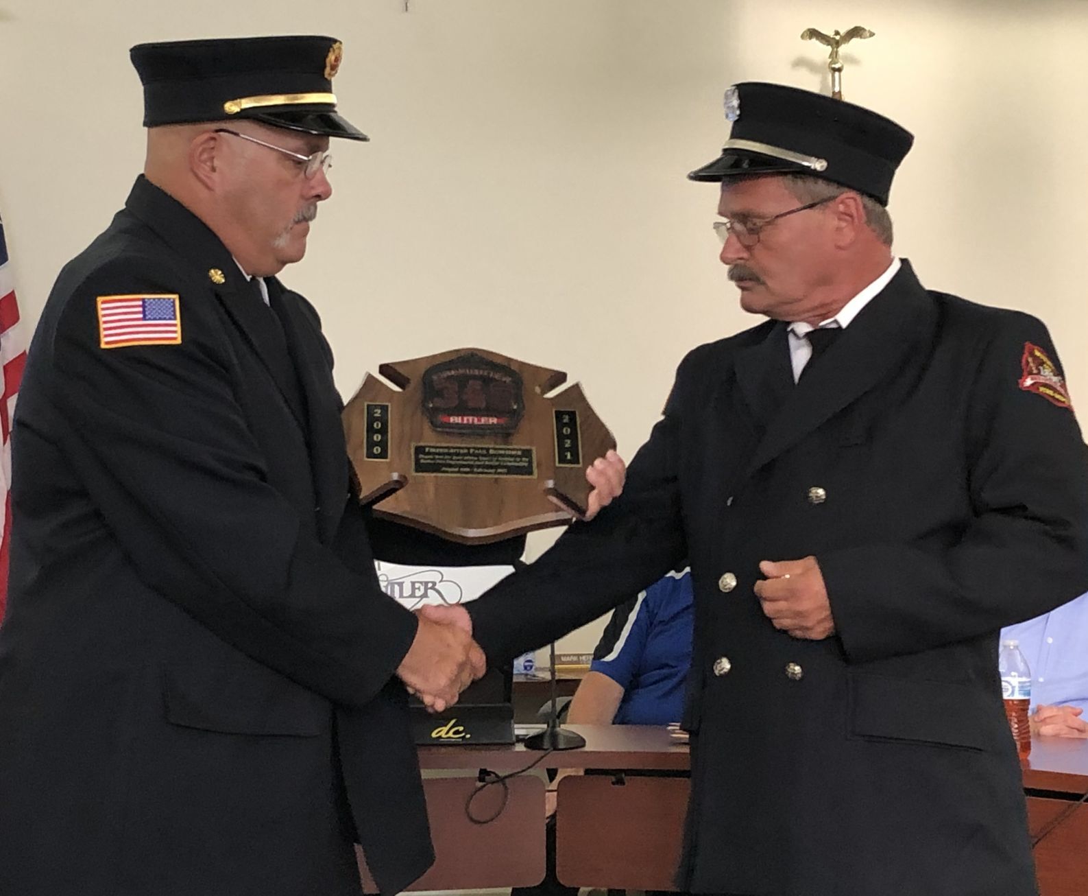 Two retiring Butler firefighters honored - Vimarsana News