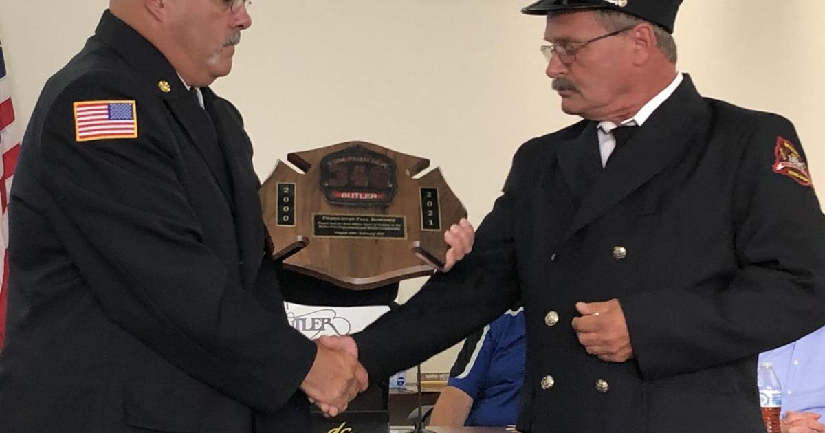 Neil Butler Firefighter Two retiring Butler firefighters honored | Butler Bulletin | kpcnews.com
