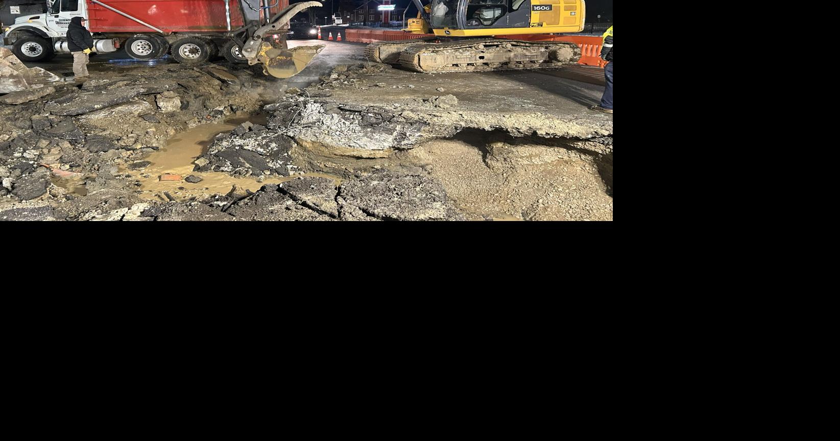 Butler water main repaired