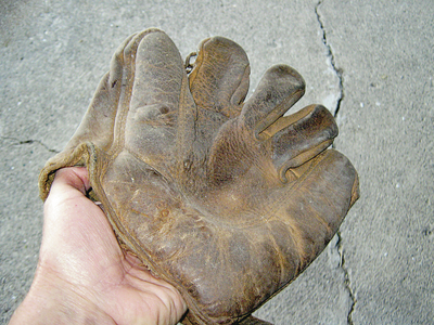 Moldy baseball glove Clearance