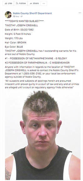 Police Going To Social Media To Locate Wanted Subjects News