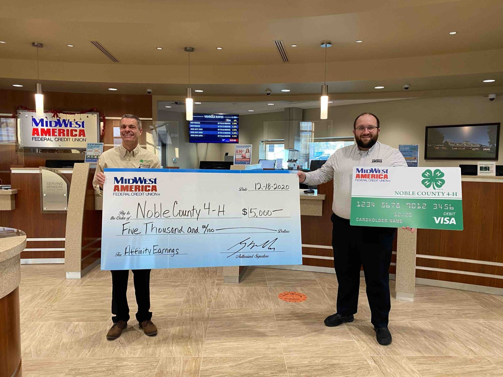 MidWest America contributes $5,000 to Noble County 4-H - Vimarsana News