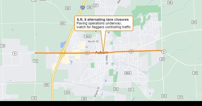 Work on S.R. 8 to begin next week