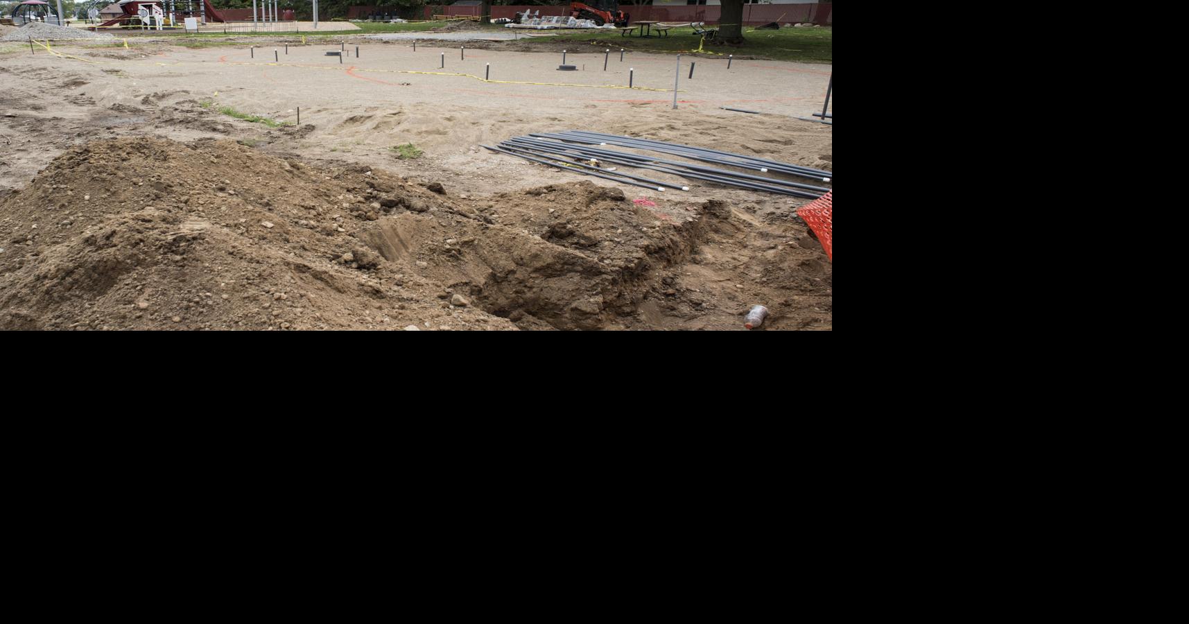 After several delays, concrete LaGrange's new splash pad expected to be