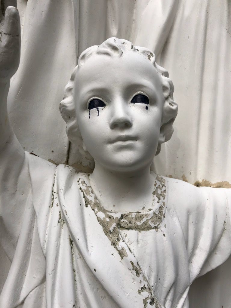 Religious statues defaced in Rome City News Sun