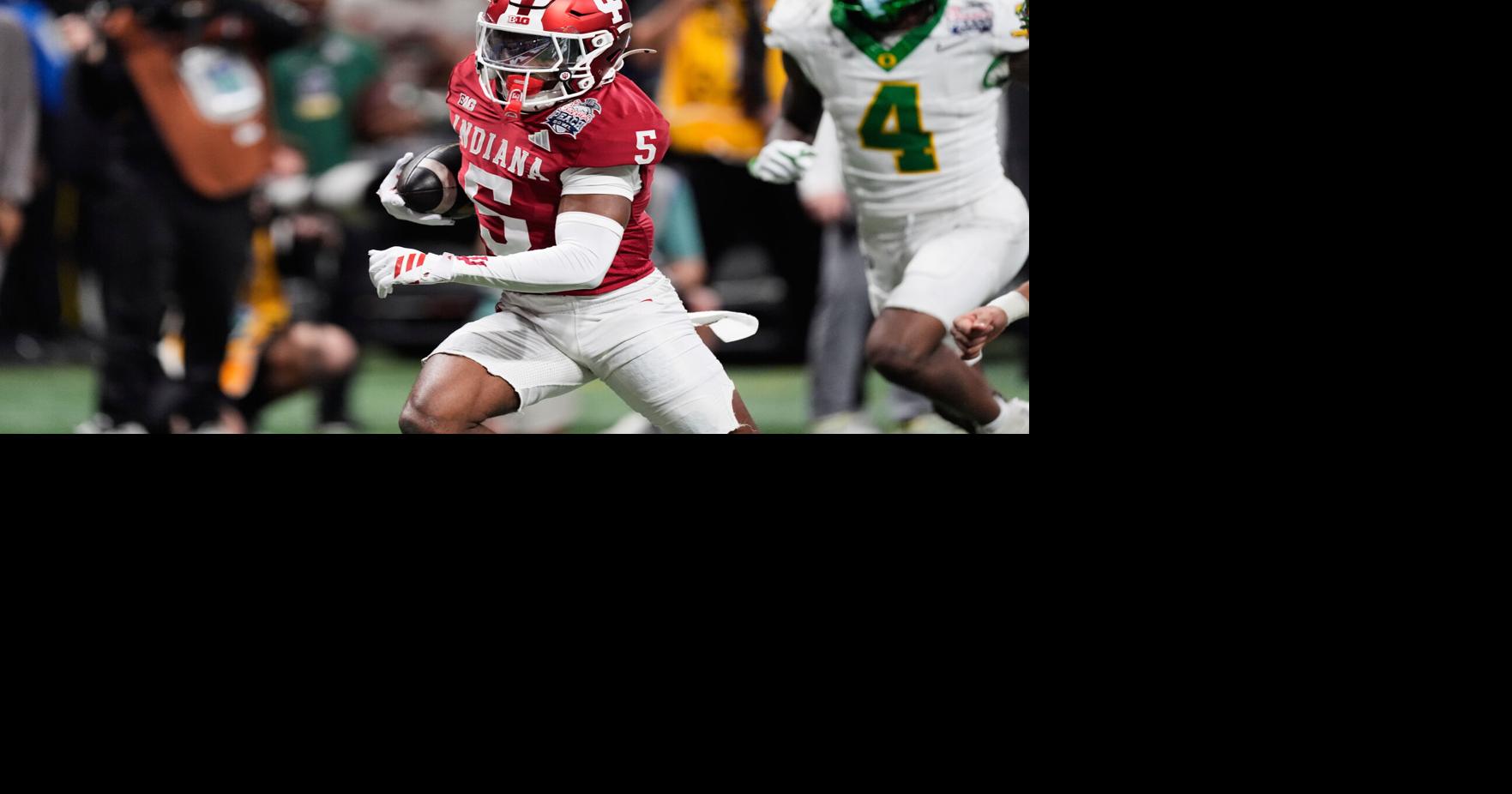 Indiana thumps Oregon in the Peach Bowl