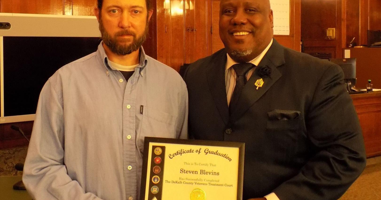 Veterans court graduate honored at ceremony - Vimarsana News
