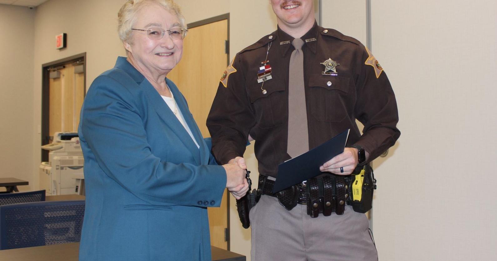 Glick honors Deputy Weber for saving life - Vimarsana News