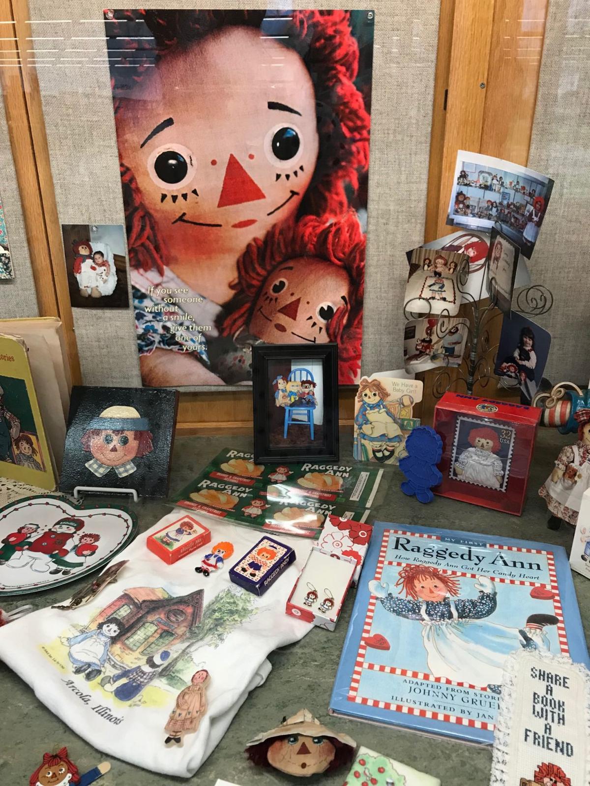 Raggedy Ann and Andy collection on display in Avilla News Sun
