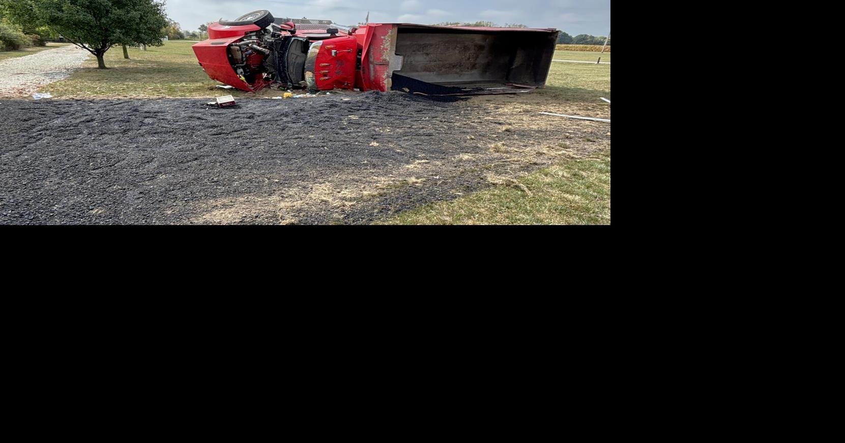 Driver injured when dump truck overturns | Thestar | kpcnews.com