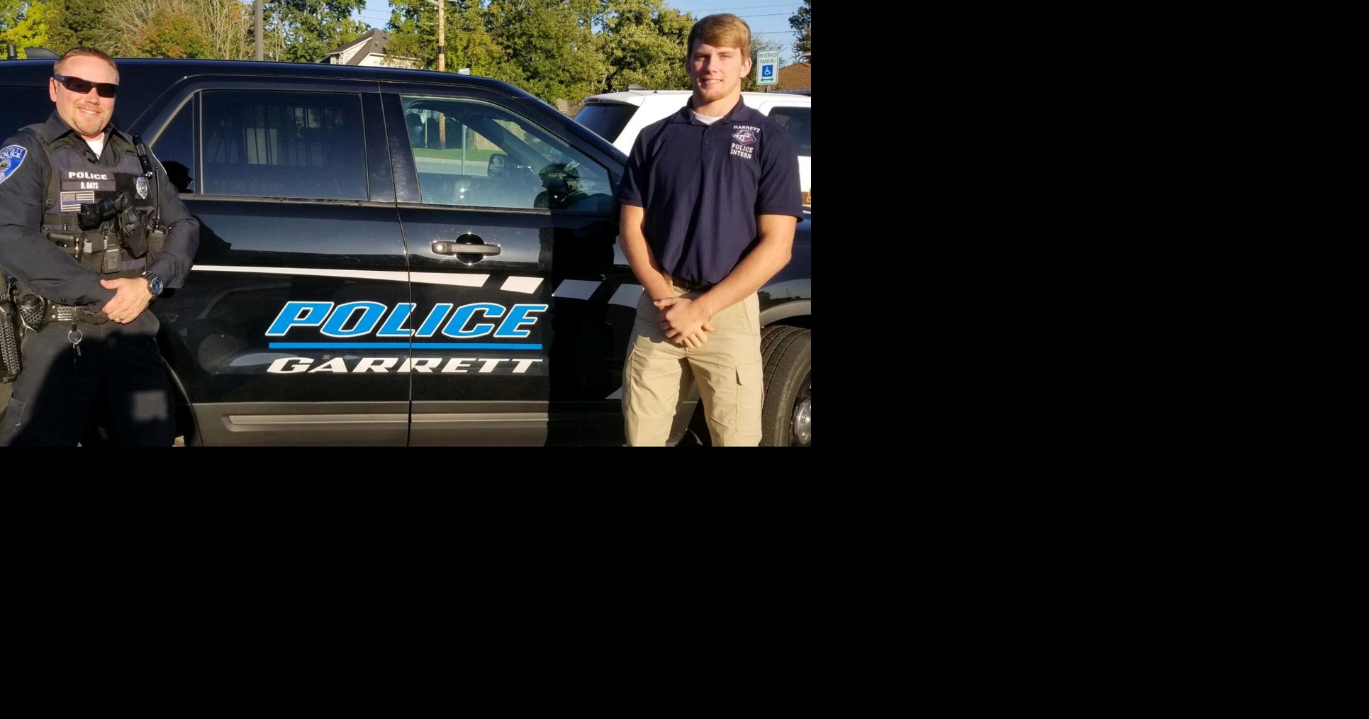 Fielden interns with police department Garrett Clipper