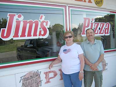 Jim's pizza store