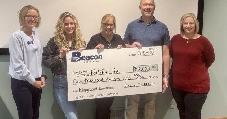 Fortify Life receives donation for splash pad, park project