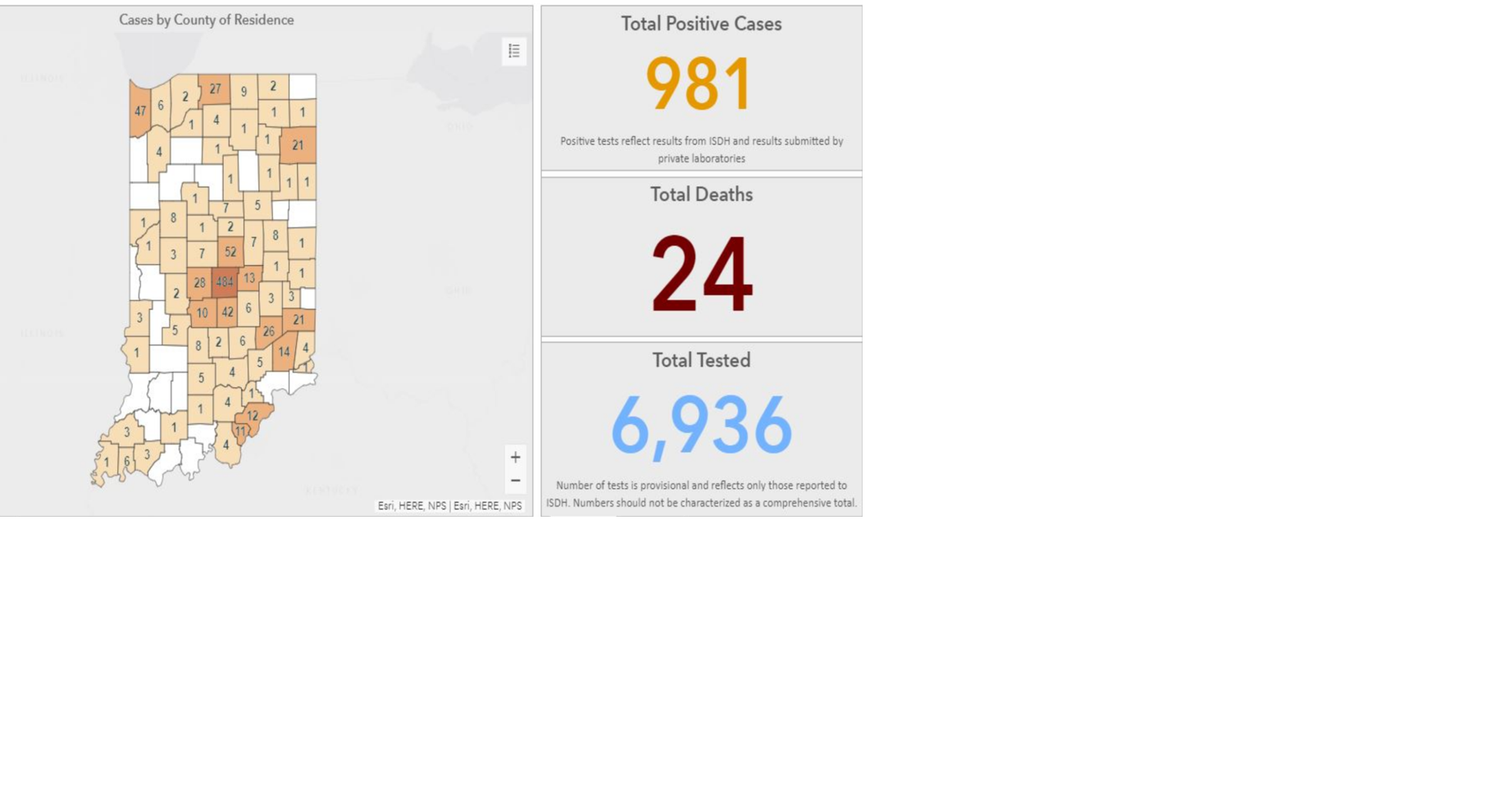 Indiana COVID-19 cases up another 336, doubling from day prior | COVID ...