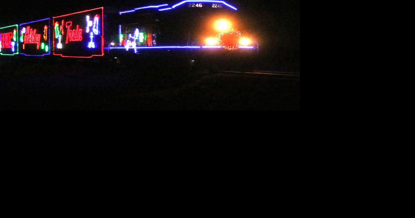 Holiday train makes annual run across Indiana