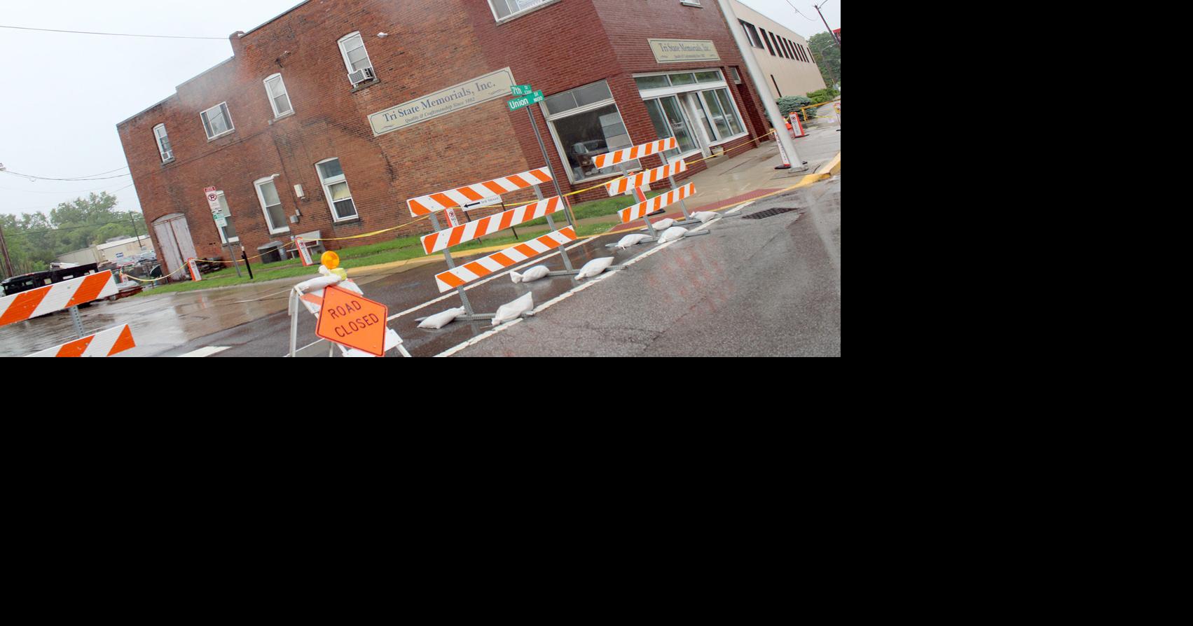 Building in danger of falling