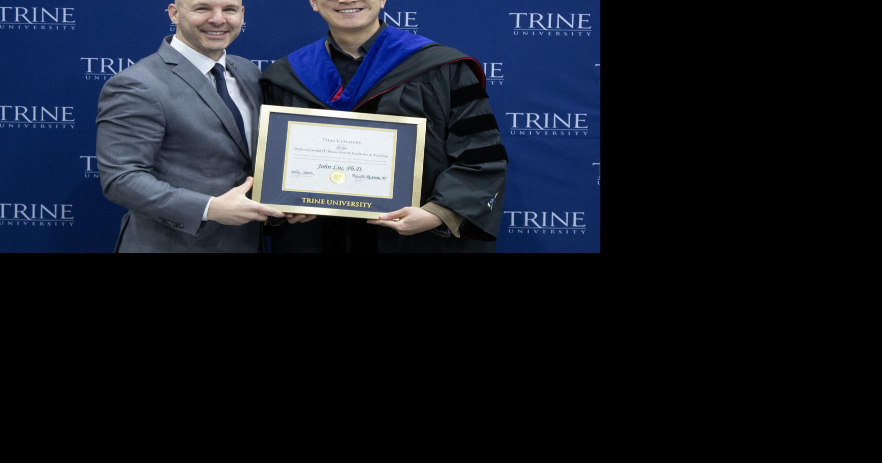 Trine University faculty receive annual awards