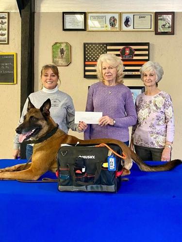 Lions Club donates to K9 team