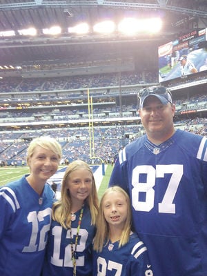 Family touched by Colts player s support Local kpcnews