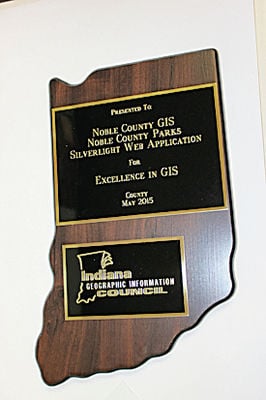 Noble County Gis Indiana Noble County Gis Receives Statewide Honor | News | Kpcnews.com