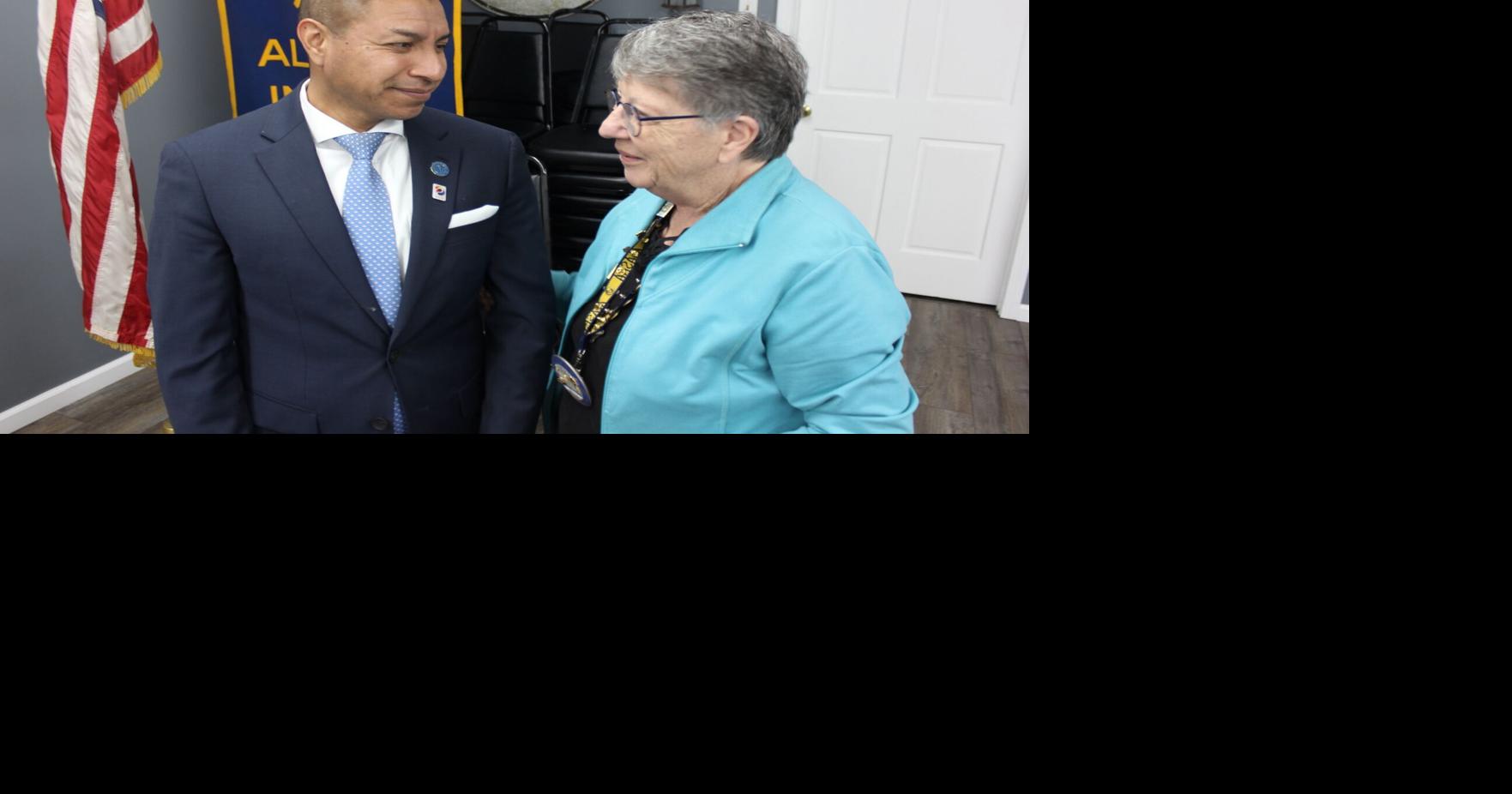 Secretary of State speaks to Albion Rotary News Sun