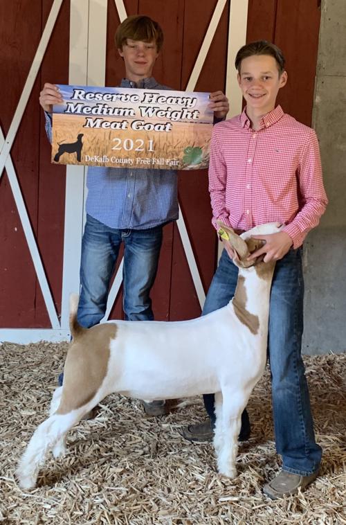 Ethan Young DeKalb 4-H goats