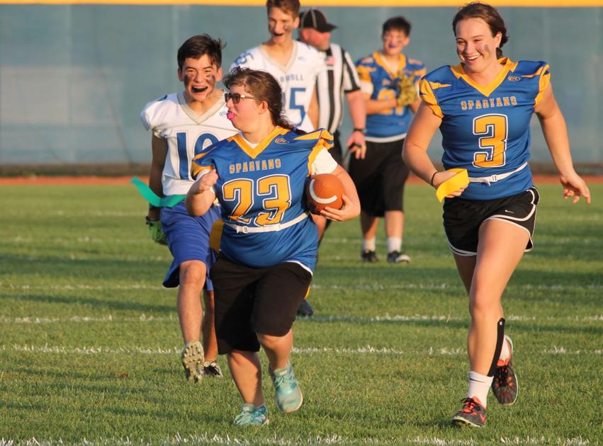 Unified Flag Football Team Scores At Homestead Infortwayne