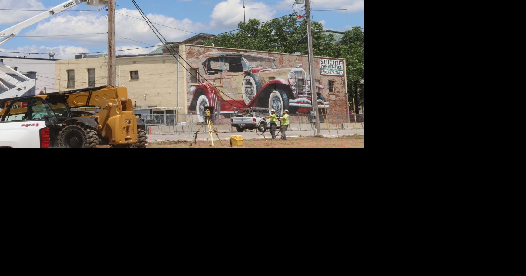 Electric work continues in Auburn