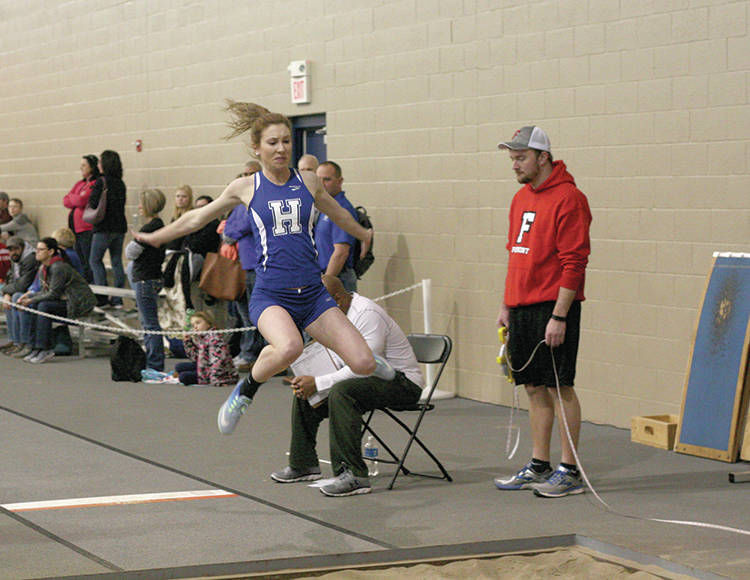 Area track and field runners compete indoors ...