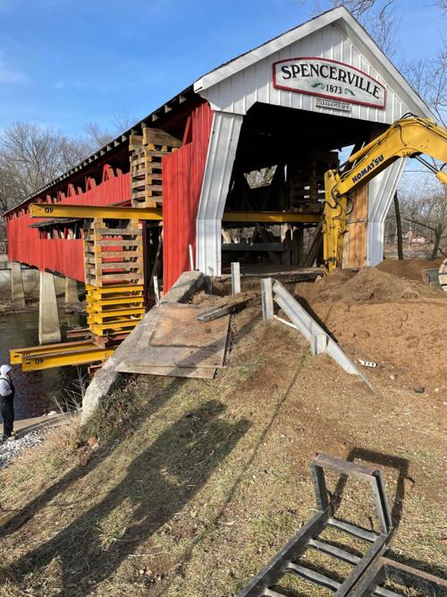 Covered bridge could get new wing walls