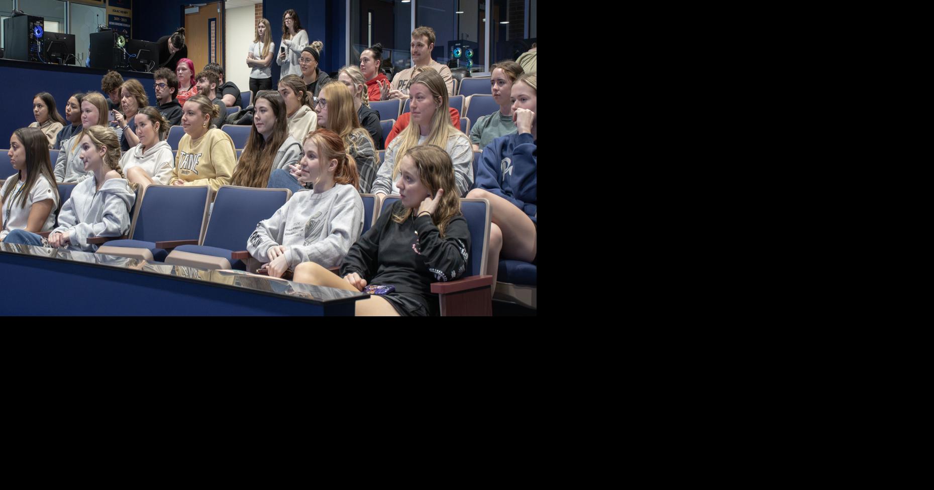 Female criminal justice pros speak to Trine students at 2nd annual symposium