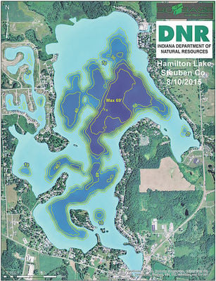 Crooked Lake Depth Chart