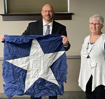 DAR chapter hears story of flag - Vimarsana News