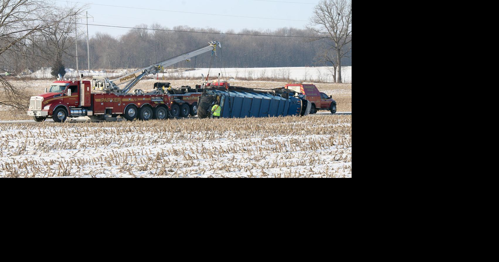 Three taken to an area hospital following wreck