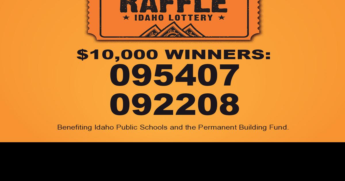 Idaho Million Dollar Raffle 10,000 Winning Numbers