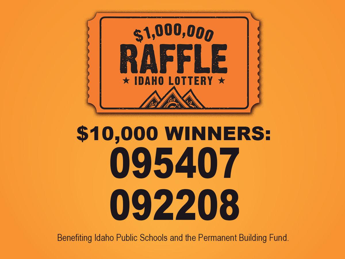 Idaho Million Dollar Raffle 10,000 Winning Numbers