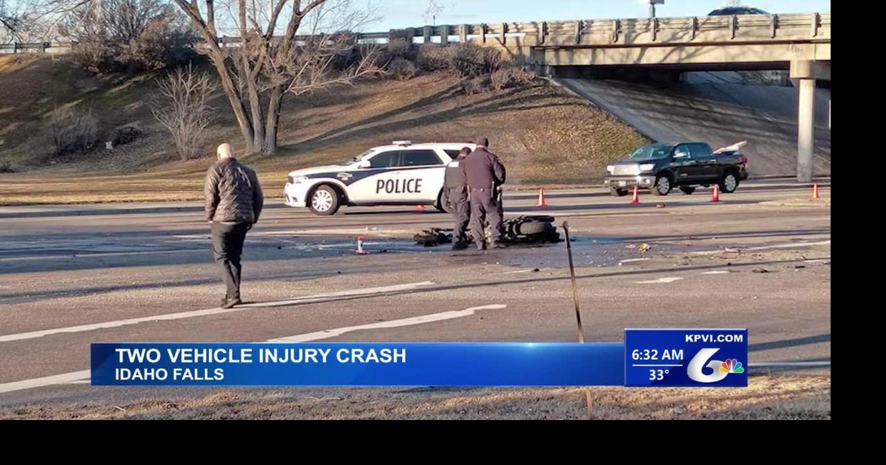 A Motorcyclist is Injured After a Crash in Idaho Falls