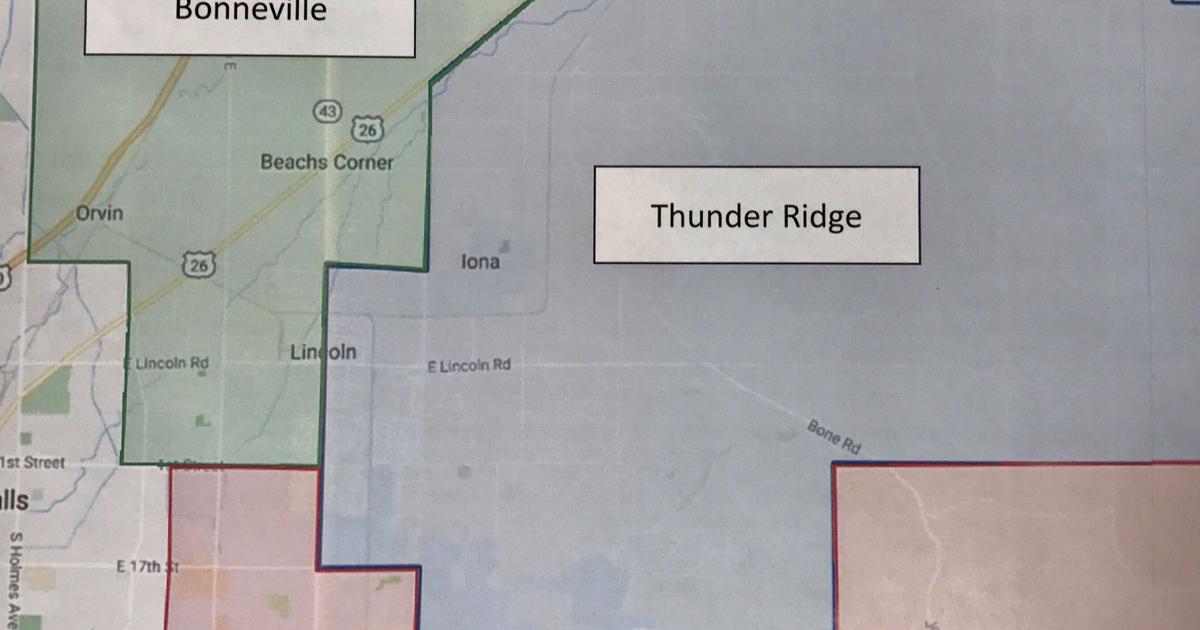 Local 93 Map New School Boundary Lines for District 93 | Local News | kpvi.com