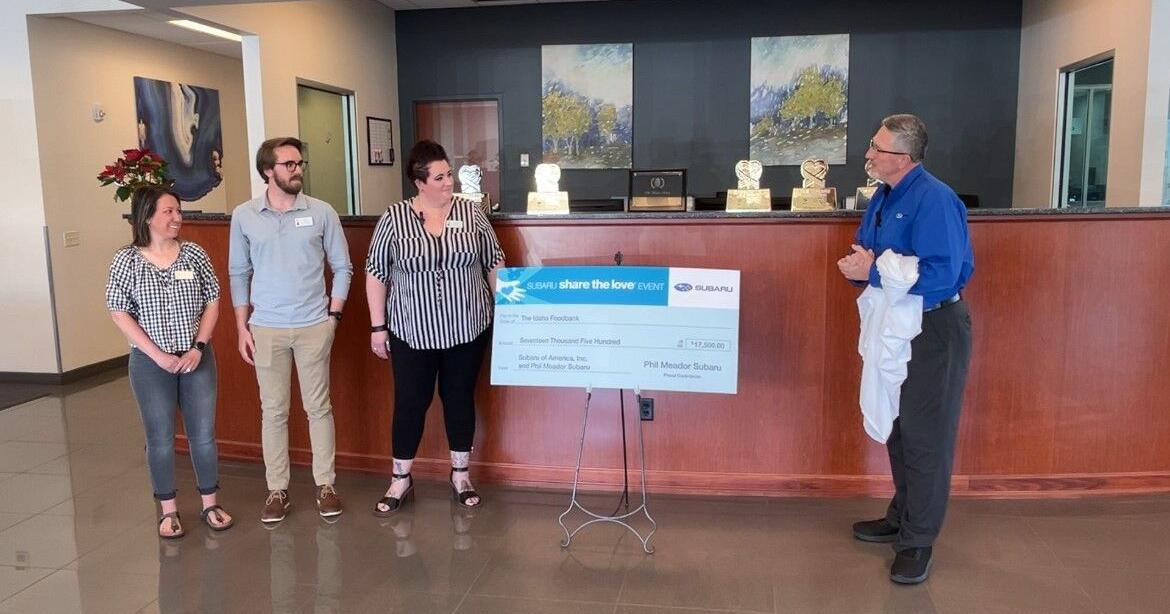 Phil Meador Subaru "Shares the Love" with the Idaho Foodbank - Vimarsana News
