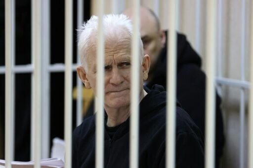 Bialiatski was already in pre-trial detention when he won the Nobel Peace Prize in 2022