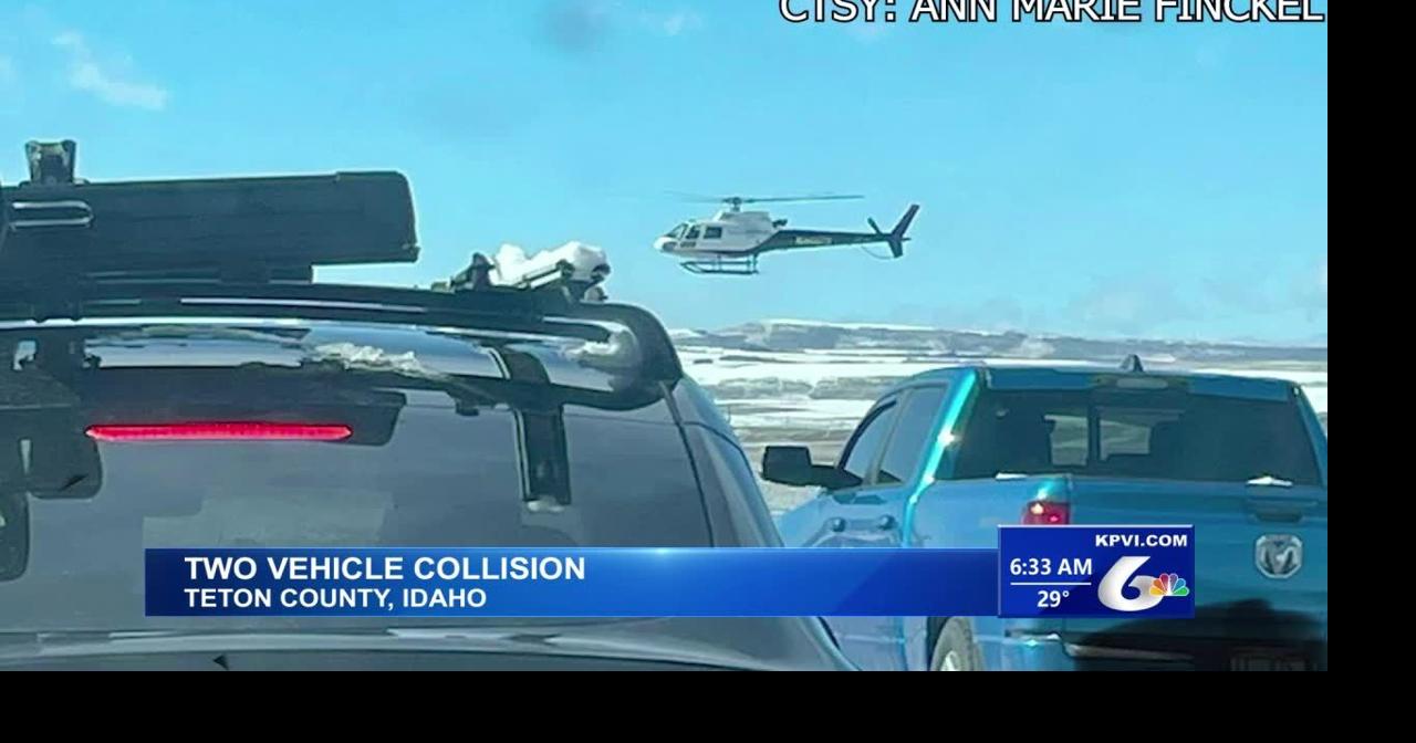 A Passenger Involved in a Two-Vehicle Crash was Airlifted to a Hospital
