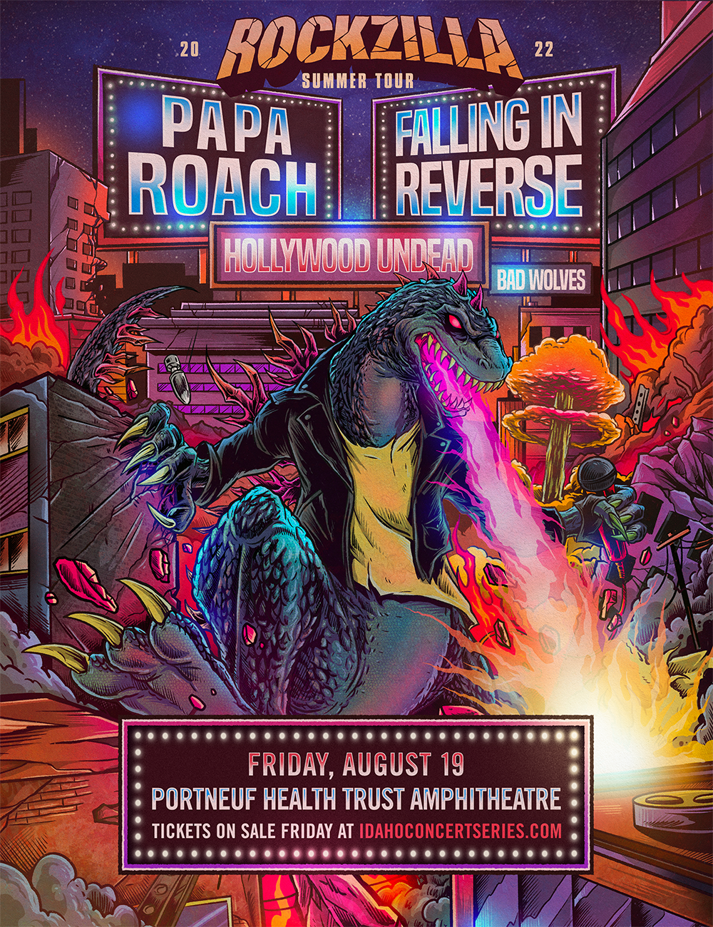 Rockzilla Summer Tour Featuring Papa Roach Will Make A Stop In ...