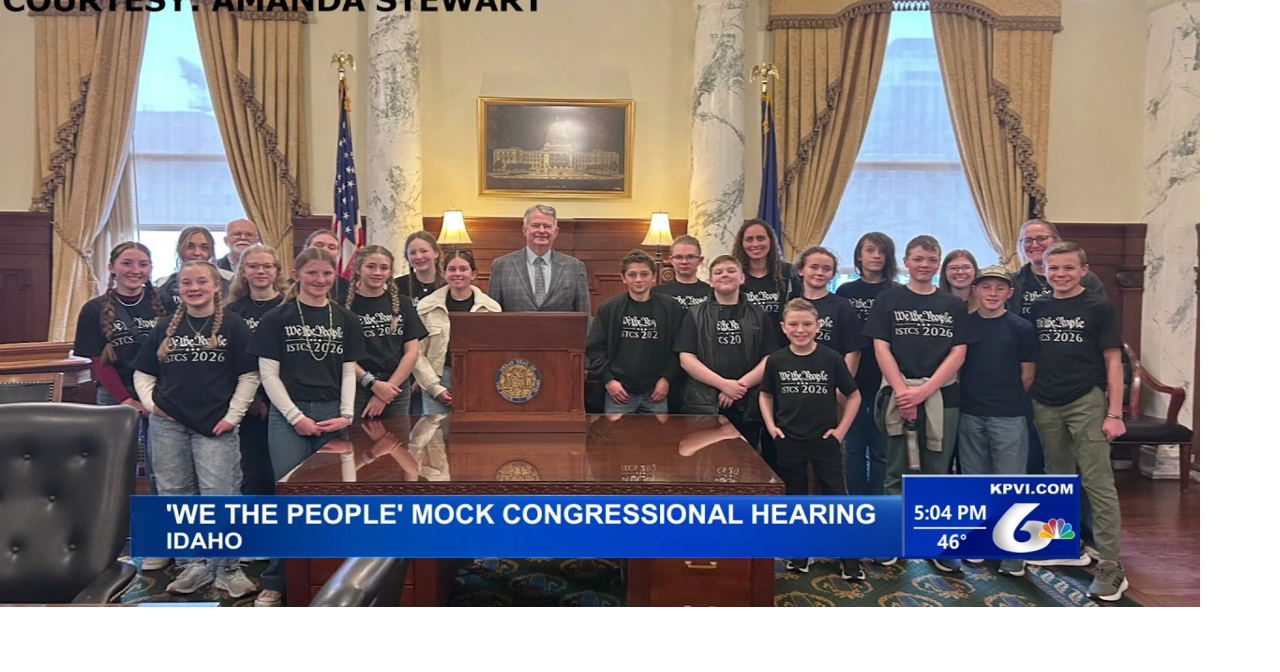 Blackfoot Students Get First Hand Experience of Congressional Hearing in Boise